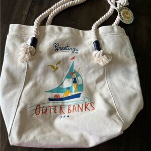 Spartina 449 Canvas Nautical Tote Bag